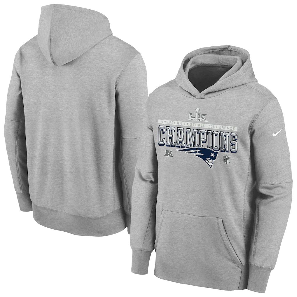 Men 2026 NFL New England Patriots hoodie grey 0014